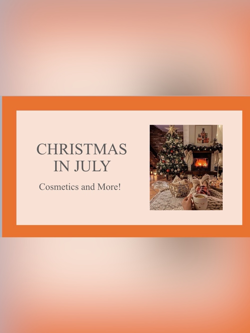 Good morning ladies!!! Let’s have some early Christmas shopping in July!!